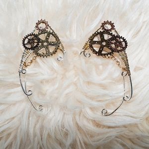 Steampunk elf or cat ears (adjustable)